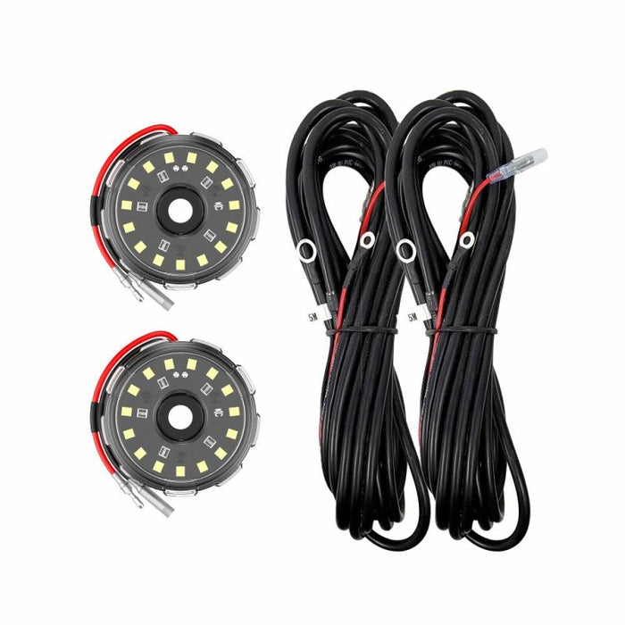 KC HiLites Two-Light Add-On Cyclone V2 Kit - Clear - Underland Offroad