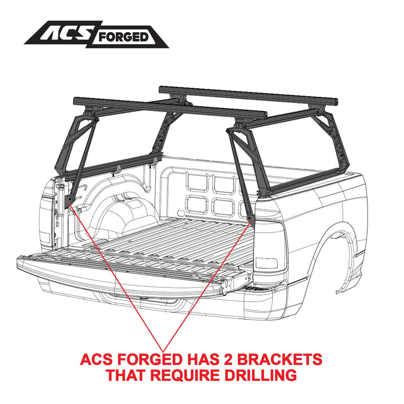 Leitner ACS FORGED Bed Rack for GMC TRUCKS