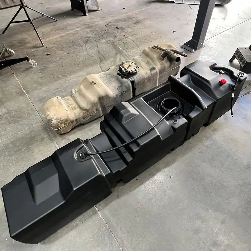 S&B 60 Gallon High-Capacity Fuel Tank | 1999-2007 Ford F250, F350 Powerstroke 7.3L, 6.0L Crew Cab Short Bed