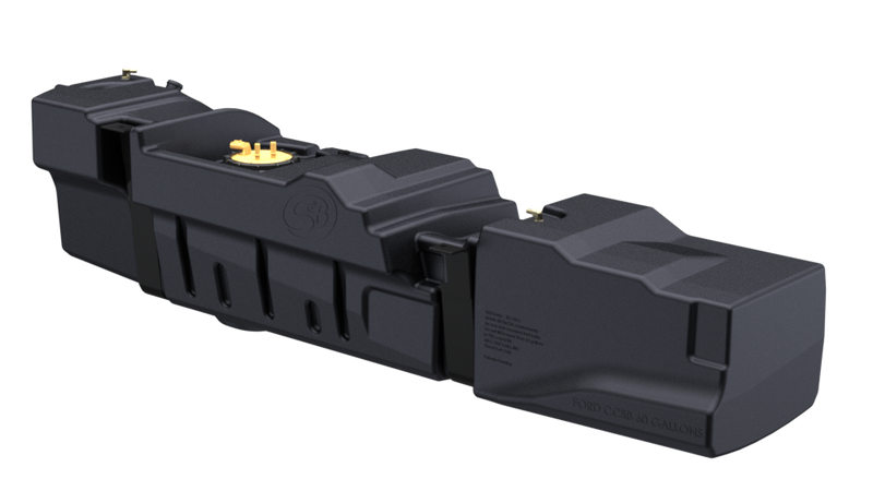 S&B 60 Gallon High-Capacity Fuel Tank | 1999-2007 Ford F250, F350 Powerstroke 7.3L, 6.0L Crew Cab Short Bed