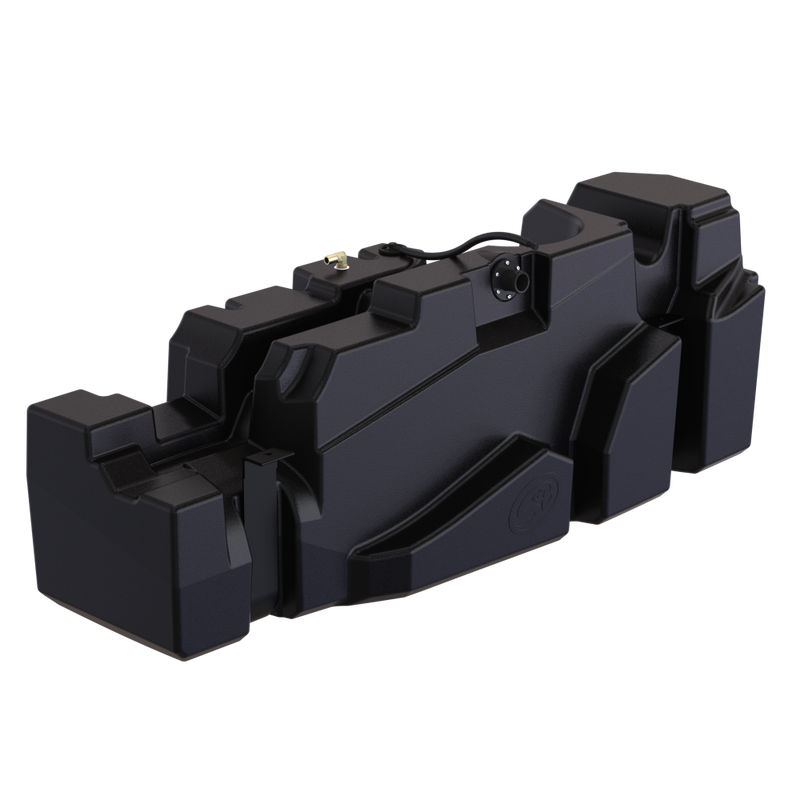 S&B 56 Gallon High-Capacity Fuel Tank | 2011-2026 GMC and Chevy 2500/3500 6.6L Duramax LML/L5P Crew Cab Short Bed