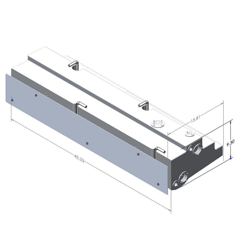 S&B 16 Gallon Passenger Side Undercarriage Fresh Water Tank 07-26 Mercedes Sprinter 144" & 170"