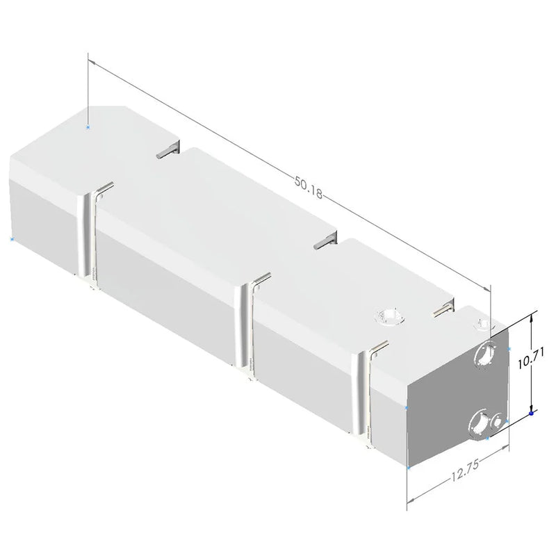 S&B 22 Gallon Driver Side Undercarriage Fresh Water Tank 2007-2026 Mercedes Sprinter 144" & 170" Wheelbase