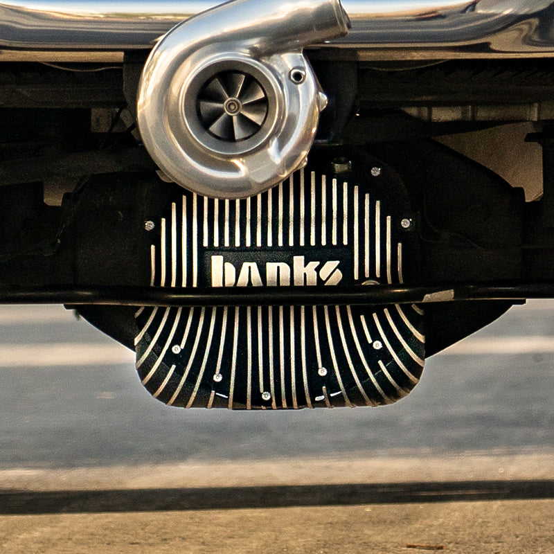 Banks Ram-Air Differential Cover Kit Satin Black/Machined w/Hardware 01-19 Chevy/GMC 03-24 Ram with AAM 11.5 Inch or 11.8 Inch 14 Bolt Rear Axle (4)