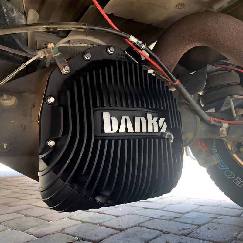 Banks Ram-Air Differential Cover Kit, Black Ops, w/Hardware 01-19 Chevy/GMC 03-24 Ram with AAM 11.5 Inch or 11.8 Inch 14 Bolt Rear Axle (4)