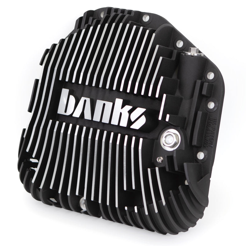 Banks Ram-Air Differential Cover Kit Satin Black/Machined w/Hardware for 17-24 Ford F250 HD Tow Pkg and F350 SRW with Dana M275 Rear Axle (2)