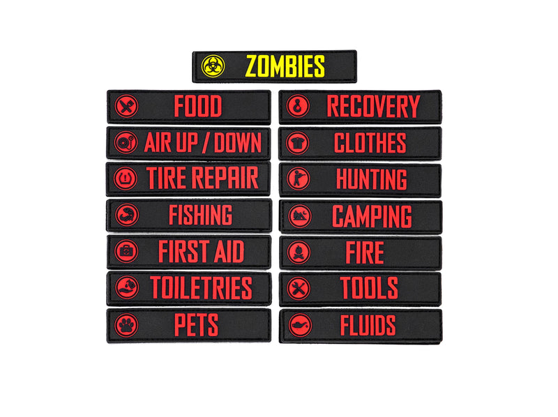 Leitner GearBAG PVC PATCHES - Set of 15