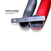Banks Boost Tube Upgrade Kit, Red powder-coated for 2004.5-2009 Chevy/GMC 2500/3500 6.6L Duramax (3)