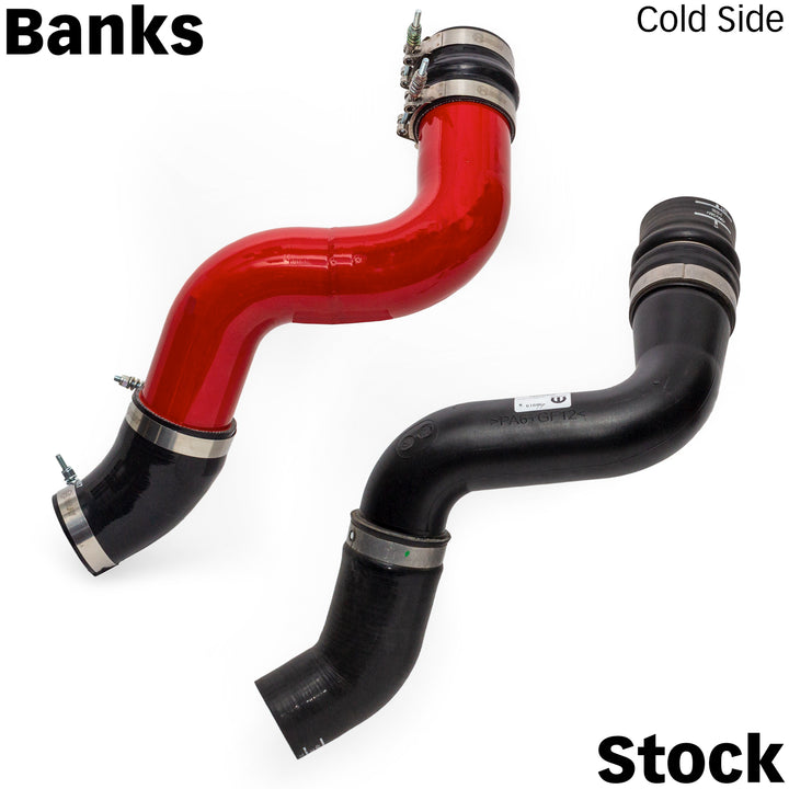 Banks Boost Tube Upgrade Kit Fits 19-24 Ram 2500/3500 6.7L Cummins Red Powdercoat (3)