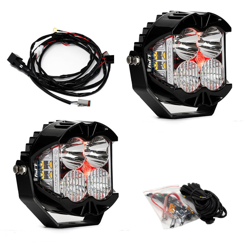 Baja Designs LP4 Pro LED Auxiliary Light Pod Pair Light Pattern Color Backlight | Universal