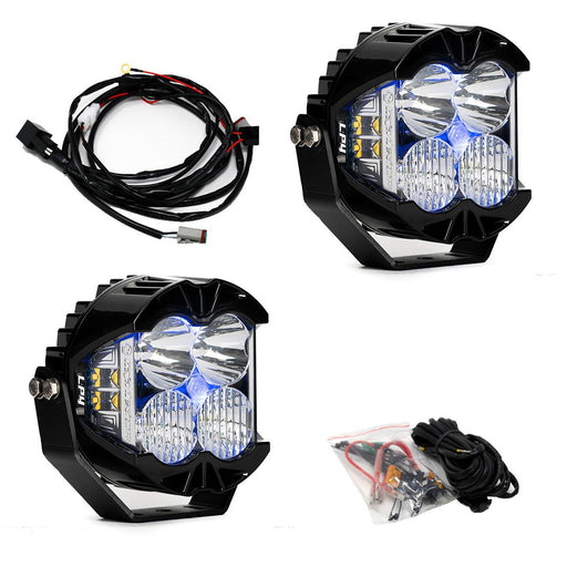 Baja Designs LP4 Pro LED Auxiliary Light Pod Pair Light Pattern Color Backlight | Universal