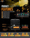 Auxbeam AS-400 4 Gang RGB Slim Switch Panel with APP & Remote Control - Colorado & Canyon Enthusiasts