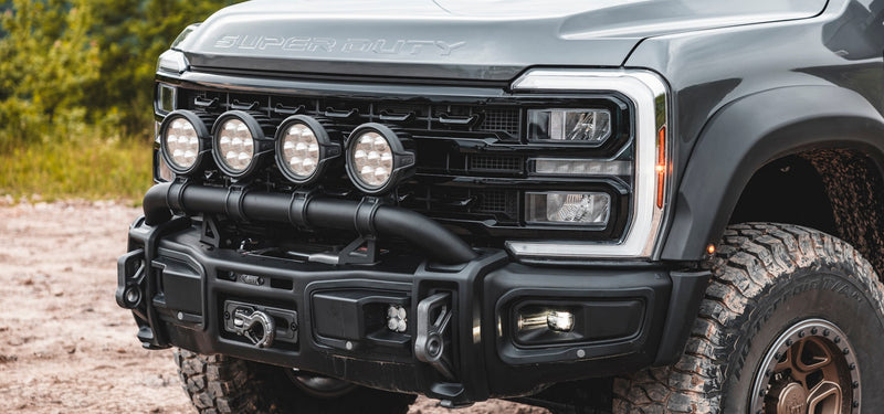 AEV Low Tube Light & Accessory Mount Kit | 2019+ Ram HD & 2023+ Ford Super Duty
