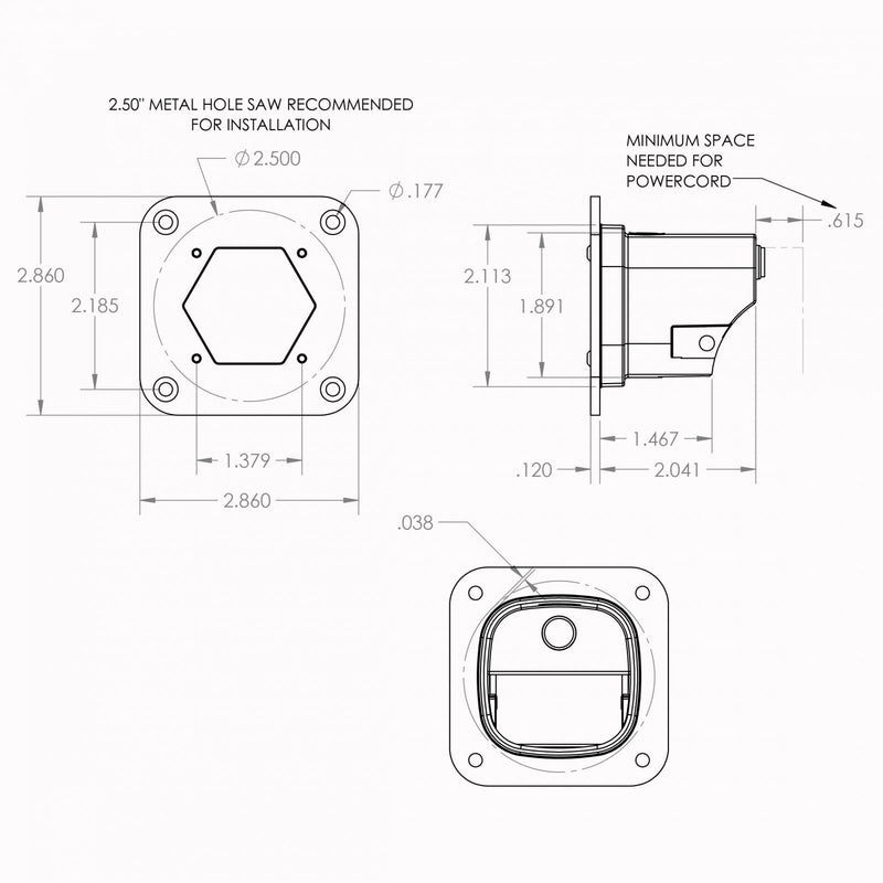 Baja Designs S1 Flush Mount LED | Universal