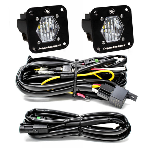 Baja Designs LED Light Pods S1 Pair LED Flush Mount Backup Kit | Universal