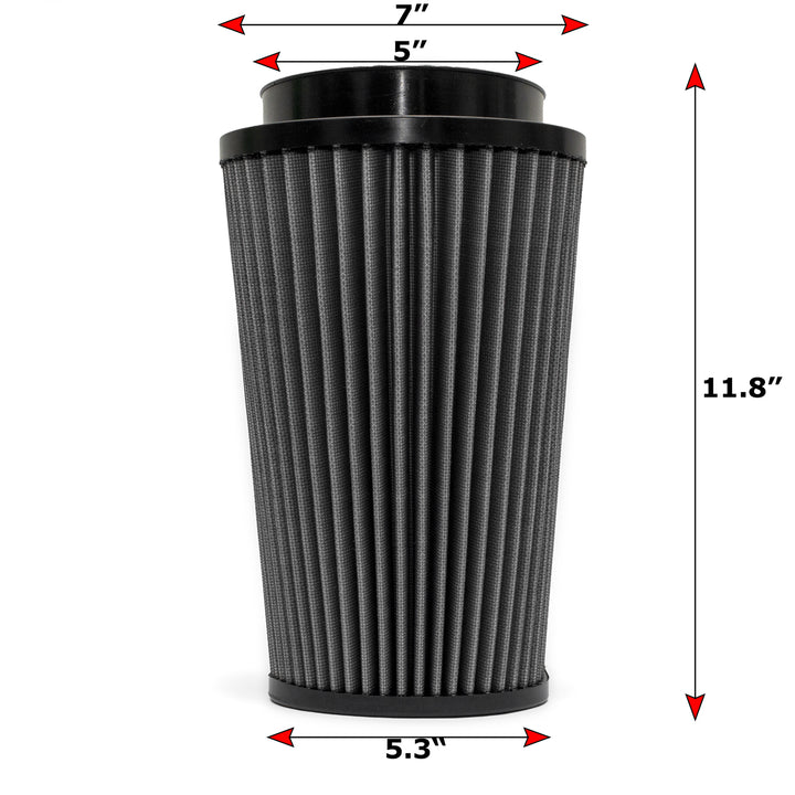 Banks Air Filter Element for 20-24 Ford F250-F450 6.7L Powerstroke Dry Filter (4)