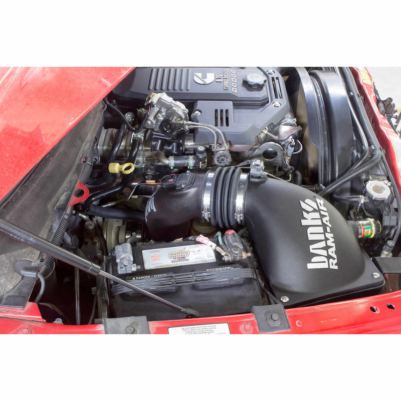 Banks Ram-Air Cold-Air Intake System Oiled Filter 07-09 Dodge 6.7L (3)