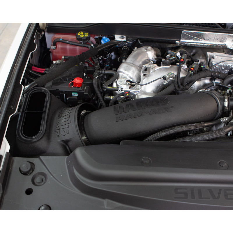 Banks Ram-Air Cold-Air Intake System Oiled Filter for use with 2017-2019 Chevy/GMC 2500 L5P 6.6L (4)