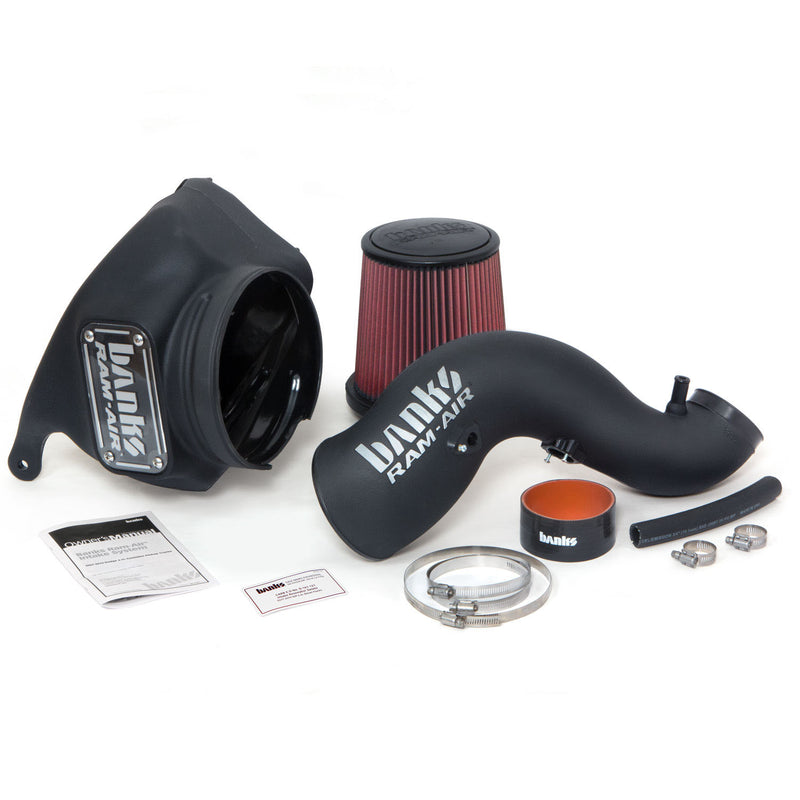 Banks Ram-Air Cold-Air Intake System Oiled Filter 2013-2018 6.7L Cummins Diesel (3)