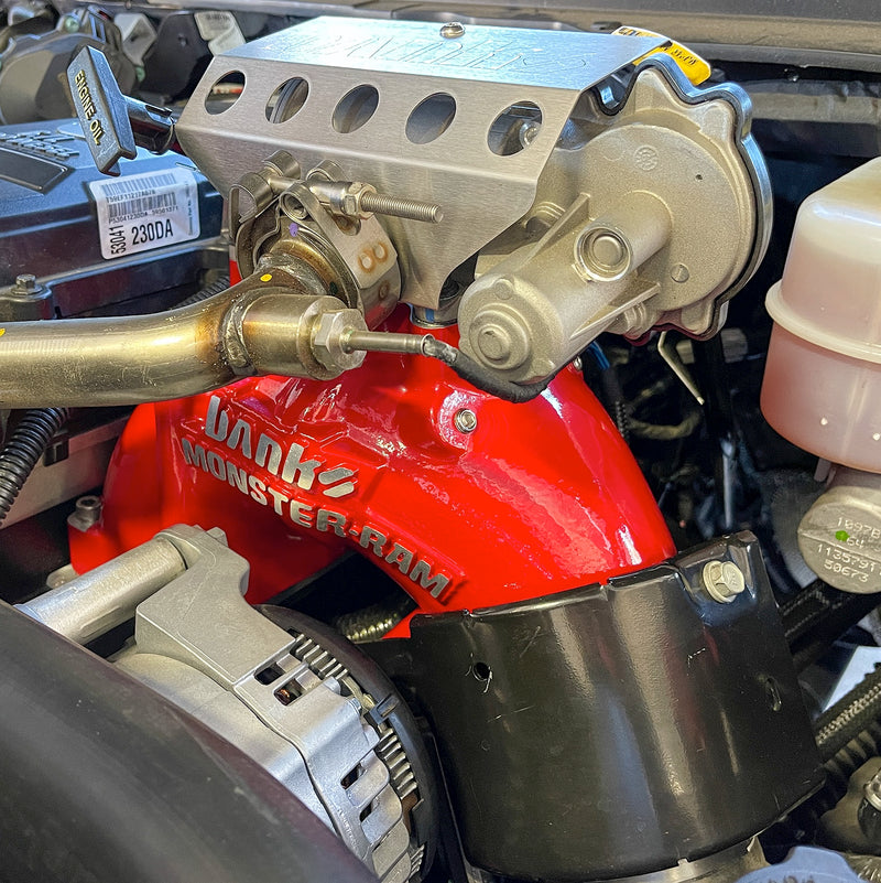 Banks Monster-Ram Intake System for 13-18 Dodge Ram 2500/3500 6.7L Cummins Red Powdercoat (6)