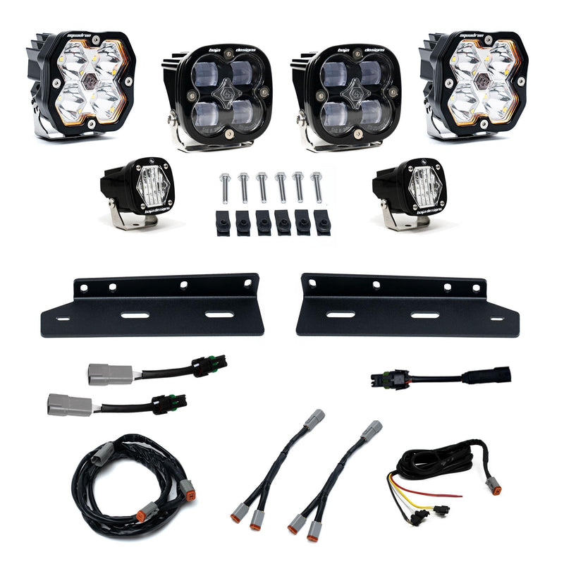 Baja Designs Squadron 2.0 Sport/Squadron SAE/S1 Fog Pocket Light Kit | 2021+ Ford F-150 | 2021+ Ford F-150 Raptor