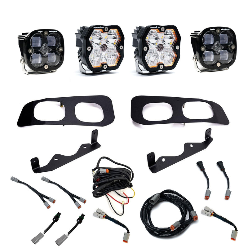 Baja Designs Squadron 2.0 Sport/Squadron SAE Dual Fog Pocket Light Kit | 2023+ Ford F-250 | 2023+ Ford F-350