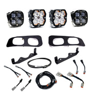 Baja Designs Squadron 2.0 Sport/Squadron SAE Dual Fog Pocket Light Kit | 2023+ Ford F-250 | 2023+ Ford F-350