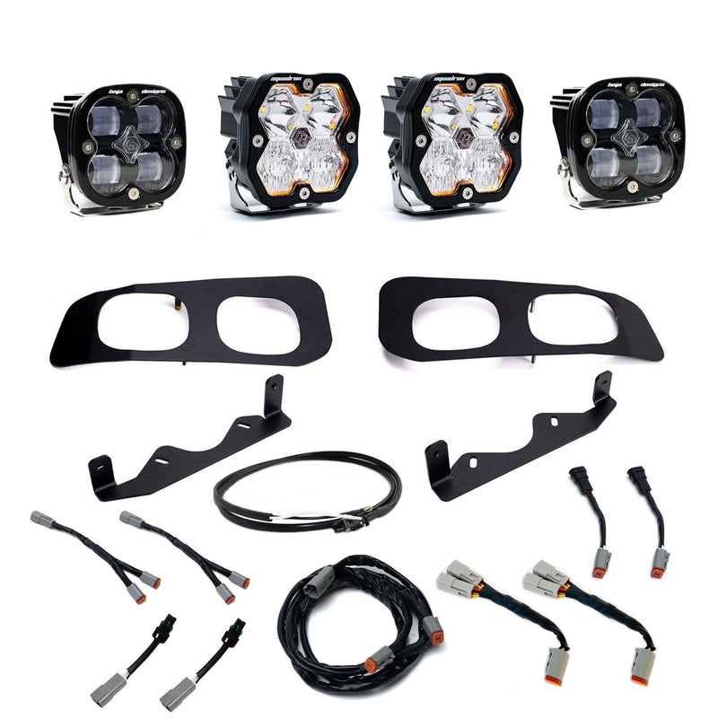 Baja Designs Squadron 2.0 Sport/Squadron SAE Dual Fog Pocket Light Kit | 2023+ Ford F-250 | 2023+ Ford F-350