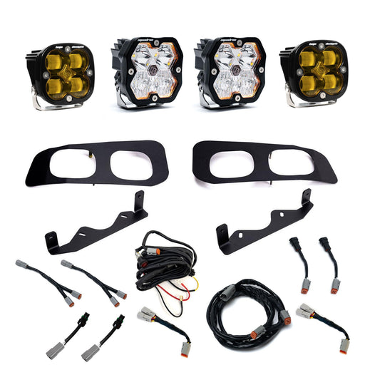 Baja Designs Squadron 2.0 Sport/Squadron SAE Dual Fog Pocket Light Kit | 2023+ Ford F-250 | 2023+ Ford F-350