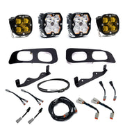 Baja Designs Squadron 2.0 Sport/Squadron SAE Dual Fog Pocket Light Kit | 2023+ Ford F-250 | 2023+ Ford F-350