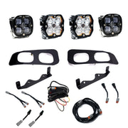Baja Designs Squadron 2.0 Pro/Squadron SAE Dual Fog Pocket Light Kit | 2023+ Ford F-250 | 2023+ Ford F-350