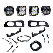 Baja Designs Squadron 2.0 Pro/Squadron SAE Dual Fog Pocket Light Kit | 2023+ Ford F-250 | 2023+ Ford F-350