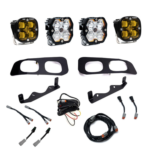 Baja Designs Squadron 2.0 Pro/Squadron SAE Dual Fog Pocket Light Kit | 2023+ Ford F-250 | 2023+ Ford F-350