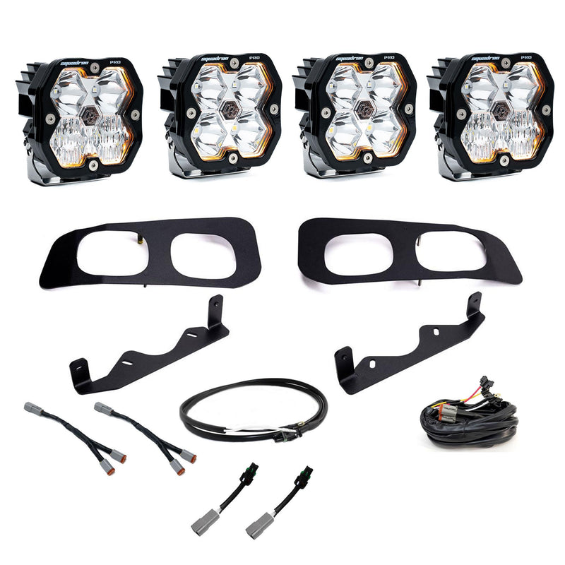 Baja Designs Squadron 2.0 Pro Dual Fog Pocket Light Kit | 2023+ Ford F-250 | 2023+ Ford F-350
