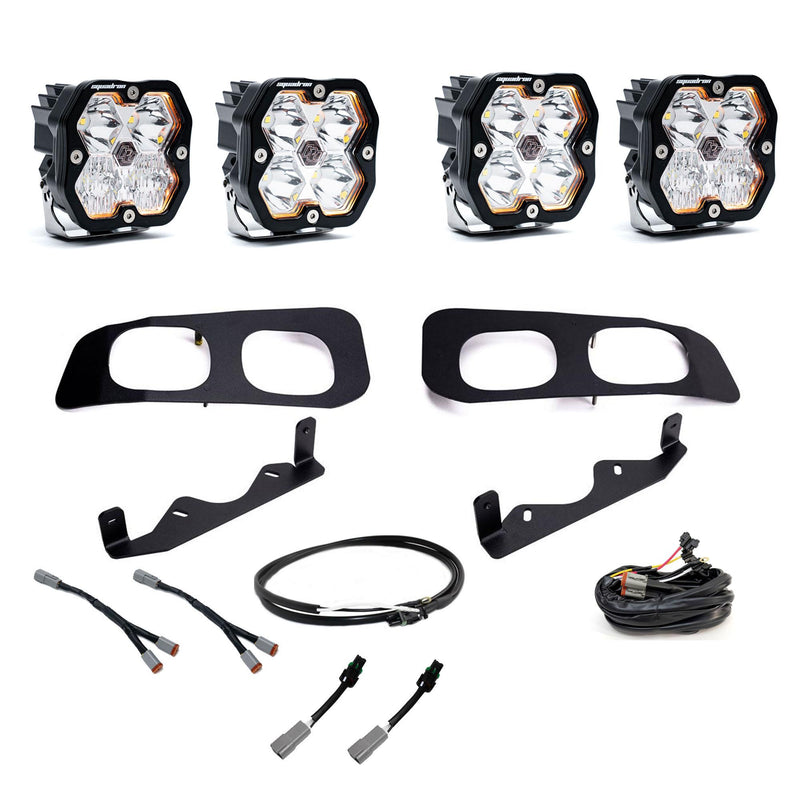 Baja Designs Squadron 2.0 Sport Dual Fog Pocket Light Kit | 2023+ Ford F-250 | 2023+ Ford F-350