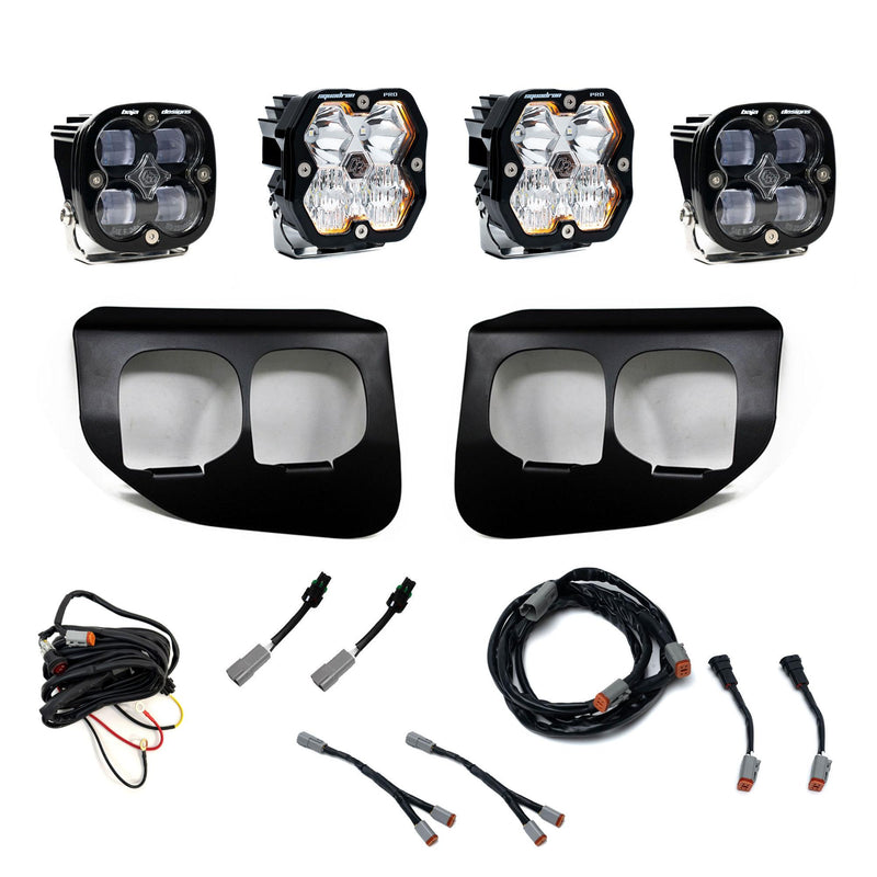 Baja Designs Squadron 2.0 Pro/Squadron SAE Dual Fog Pocket Light Kit | 2020-2022 Ford F-250 | 2020-2022 Ford F-350