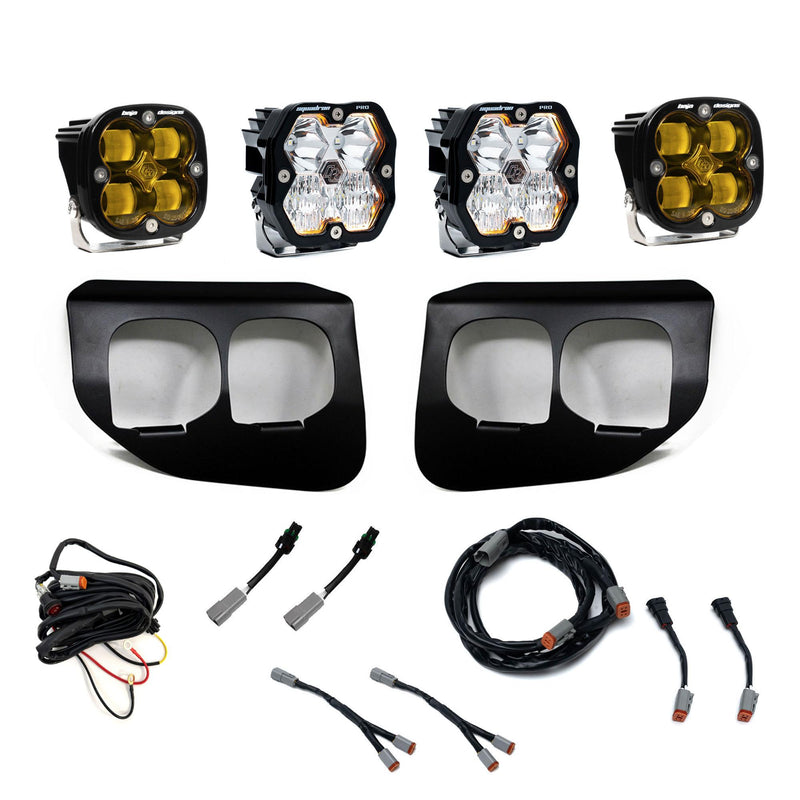 Baja Designs Squadron 2.0 Pro/Squadron SAE Dual Fog Pocket Light Kit | 2020-2022 Ford F-250 | 2020-2022 Ford F-350