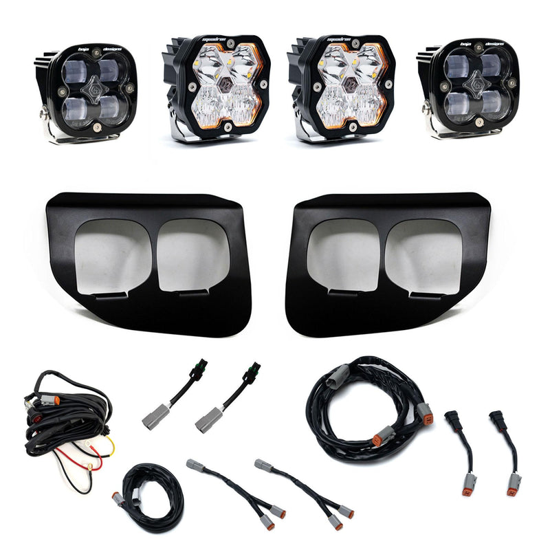 Baja Designs Squadron 2.0 Sport/Squadron SAE Dual Fog Pocket Light Kit | 2020-2022 Ford F-250 | 2020-2022 Ford F-350