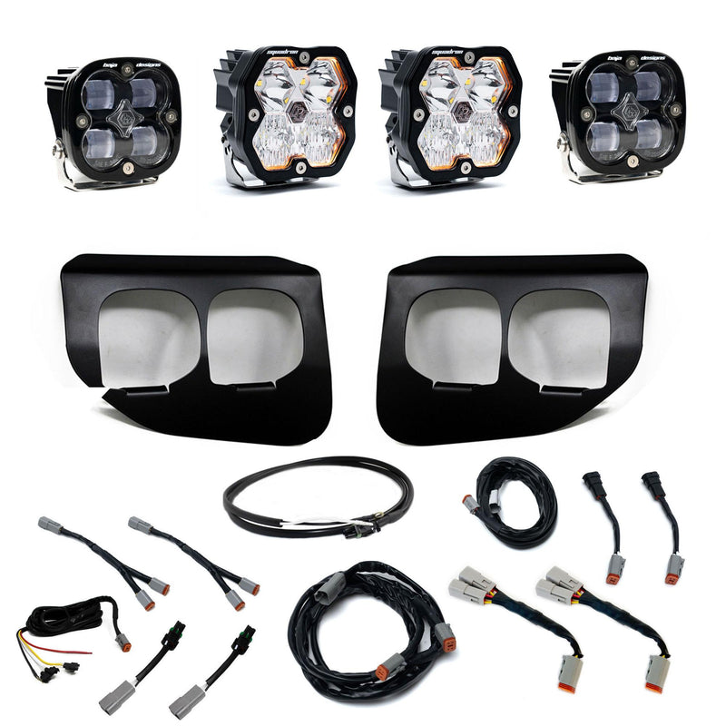 Baja Designs Squadron 2.0 Sport/Squadron SAE Dual Fog Pocket Light Kit | 2020-2022 Ford F-250 | 2020-2022 Ford F-350
