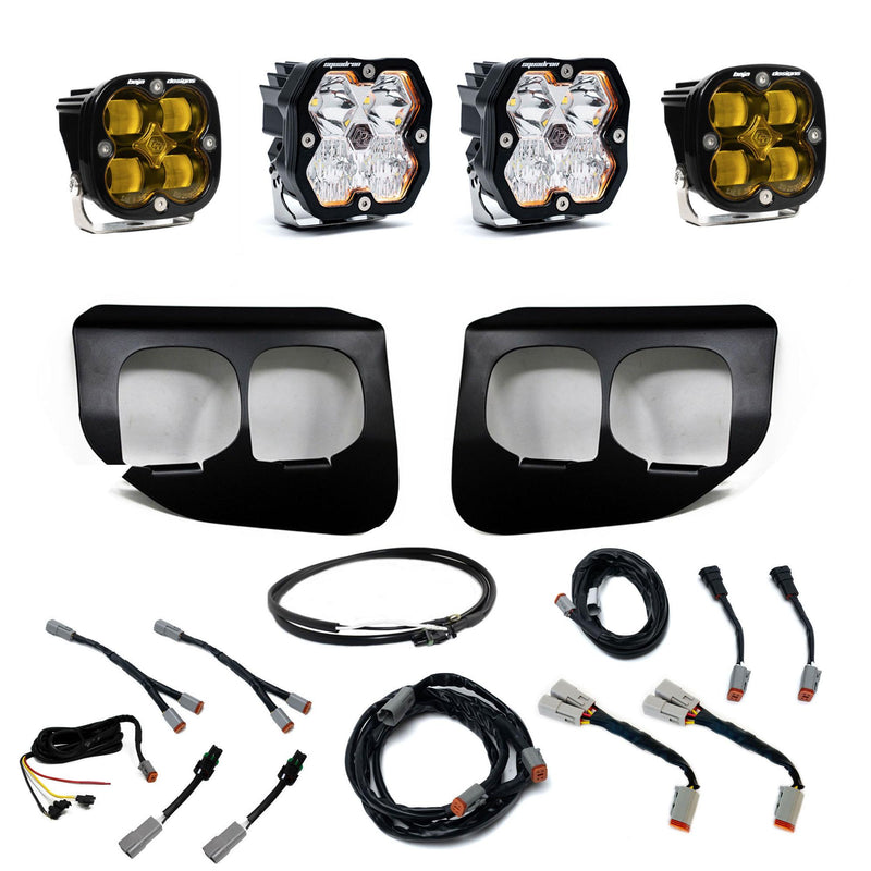 Baja Designs Squadron 2.0 Sport/Squadron SAE Dual Fog Pocket Light Kit | 2020-2022 Ford F-250 | 2020-2022 Ford F-350
