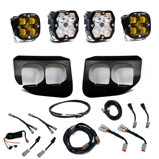 Baja Designs Squadron 2.0 Sport/Squadron SAE Dual Fog Pocket Light Kit | 2020-2022 Ford F-250 | 2020-2022 Ford F-350