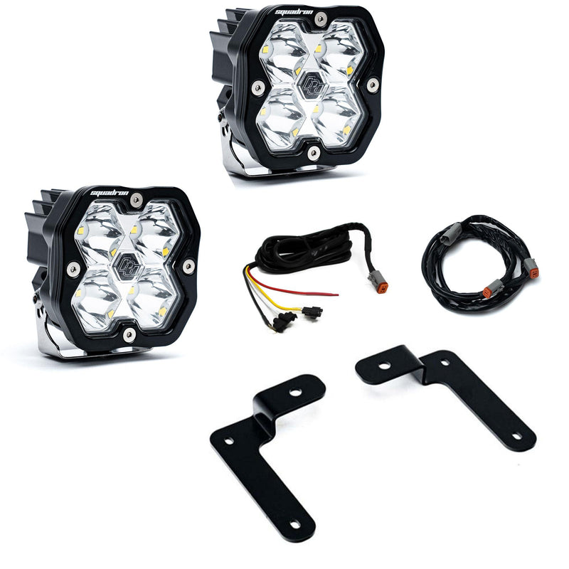 Baja Designs Squadron 2.0 Sport A-Pillar Light Kit | 2018+ Jeep Wrangler | 2020+ Jeep Gladiator