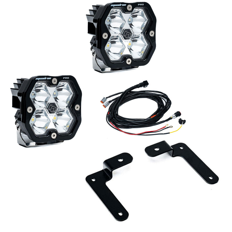 Baja Designs Squadron 2.0 Pro A-Pillar Light Kit | 2018+ Jeep Wrangler | 2020+ Jeep Gladiator