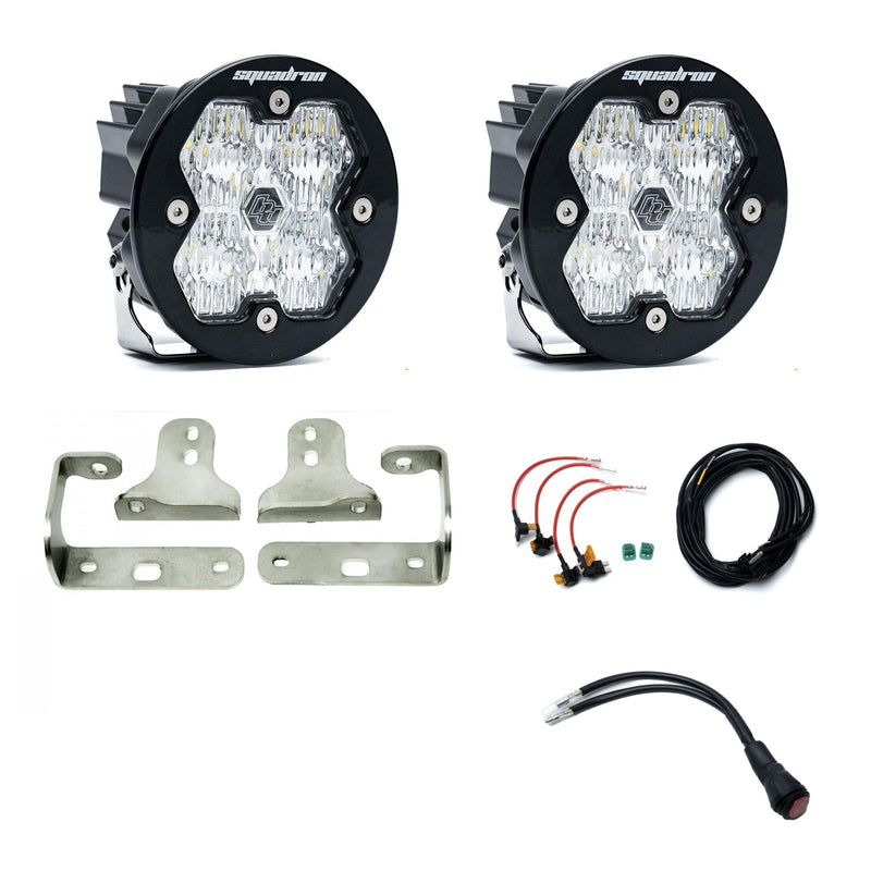Baja Designs Squadron-R 2.0 Sport Fog Pocket Light Kit | 2018+ Jeep Wrangler | 2020+ Jeep Gladiator