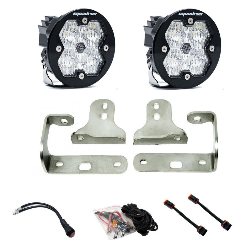 Baja Designs Squadron-R 2.0 Sport Fog Pocket Light Kit | 2018+ Jeep Wrangler | 2020+ Jeep Gladiator
