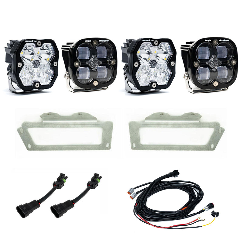 Baja Designs Squadron 2.0 Sport/Squadron SAE Dual Fog Pocket Light Kit | 2009-2012 Ram 1500 | 2010-2018 Ram 2500 | 2010-2018 Ram 3500