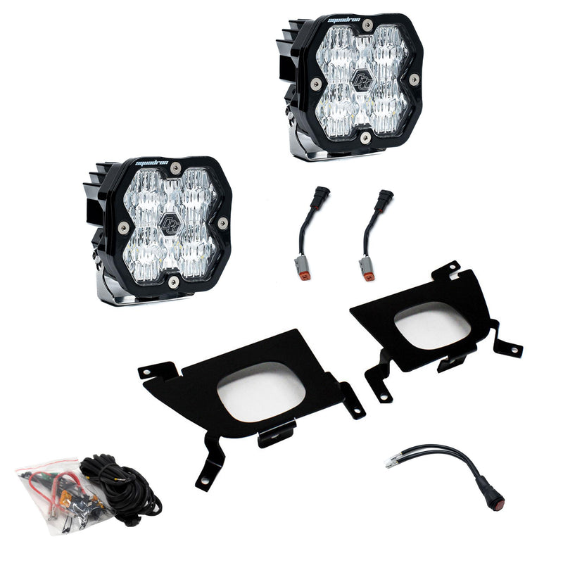 Baja Designs Squadron 2.0 Sport Fog Pocket Light Kit | 2019-2022 Chevy Silverado 1500 | 2019-2022 GMC Sierra 1500 | More