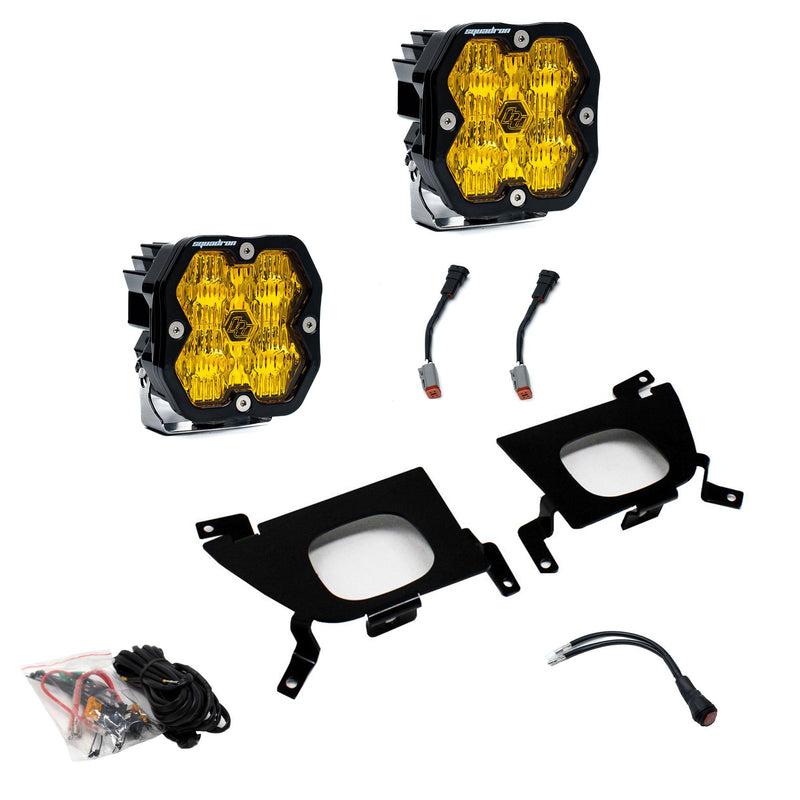Baja Designs Squadron 2.0 Sport Fog Pocket Light Kit | 2019-2022 Chevy Silverado 1500 | 2019-2022 GMC Sierra 1500 | More