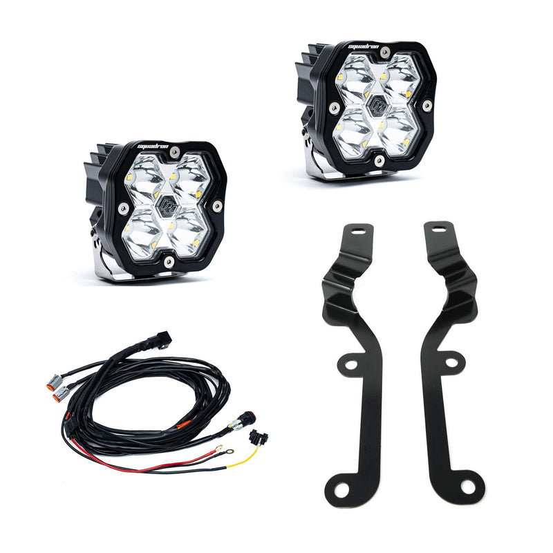 Baja Designs Squadron 2.0 Sport A-Pillar Light Kit | 2019+ Chevy Silverado 1500 | 2022-2024 Chevy Silverado 1500 ZR2