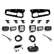 Baja Designs Squadron 2.0 Sport/S2 Sport/S2 SAE Sportman Fog Pocket Light Kit w/ Steel Bumper | 2021+ Ford Bronco